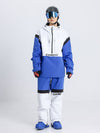 Men's Cosone Powdreamer Half Zipper Colorblock Anorak Snow Jacket & Pants Set