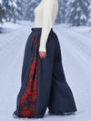 Women's Hyper Flux Extra Baggy Freestyle Snowboarding Pants with Side Zip Graffiti Panel
