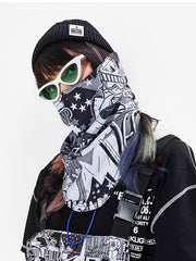 Vector Unisex Colorful Winter Fleece Face Mask