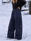 Women's Utility Wild Soul Crew Heavy Stitch Cargo Baggy Fit Snowboard Pants