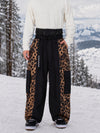 Men's Reflective Wild Motion Colorblock Extra Baggy Snowboard Pants