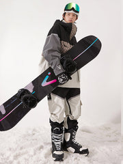 Mens Vector Unisex Reflective Colorful Winter Anorak Two Piece Snowsuits