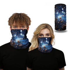 Unisex Color Fancy Pattern Face Masks & Neck Warmer
