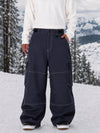 Men's Utility Wild Soul Crew Heavy Stitch Cargo Baggy Fit Snowboard Pants