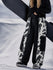 Women's Reflective Wild Motion Colorblock Extra Baggy Snowboard Pants