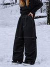 Women's Workwear UrbanCraft Enhanced Knee Mobility Design Baggy Snowboard Pants