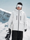 Men's UrbanCraft Workwear Utility Freestyle Snowboard Jacket – Reflective Hood & Street Style