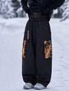 Women's Park Rider Hyper Flux Urban Graffiti Cargo Freestyle Baggy Snowboard Pants