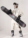 Women's Vector Unisex Fleeced Hood Insulated Anorak Snow Jacket