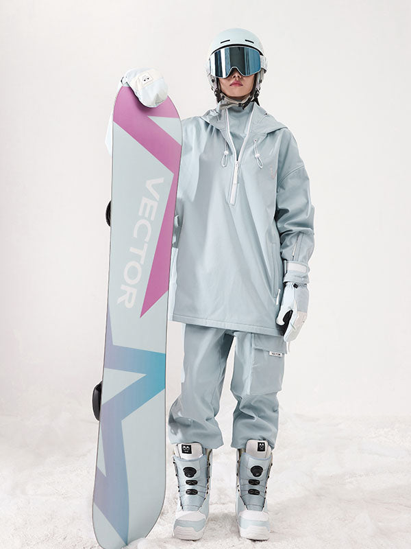 Mens Vector Two Piece Pioneer Insulated Winter Snowboard Suit
