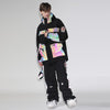Womens Unisex Gsou Snow Venture Neon Glimmer Snow Jacket & Pants Set