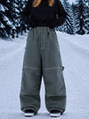 Women's Workwear UrbanCraft Enhanced Knee Mobility Design Baggy Snowboard Pants