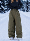 Women's Utility UrbanCraft Cargo Double Knee Snowboard Pants with Rivet-Reinforced Panels