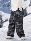 Men's Park Rider Nightline Cargo Pockets Reflective Trim Baggy Snowboard Pants
