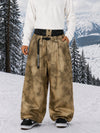Men's Urban Vibe Workwear-Inspired Rivet-Trim Wide Fit OG Baggy Snowboard Pants
