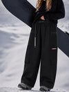 Women's Utility Techline Durable Stretch Cargo Baggy Freestyle Fit Snowboard Pants