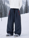 Men's Hyper Flux Extra Baggy Freestyle Snowboard Pants with Side Zip Graffiti Panel