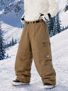 Men's Utility Wild Soul Crew Heavy Stitch Cargo Baggy Fit Snowboard Pants