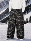 Men's Park Rider Nightline Cargo Pockets Reflective Trim Baggy Snowboard Pants