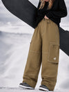 Women's Utility Wild Soul Crew Heavy Stitch Cargo Baggy Fit Snowboard Pants