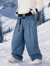 Men's Urban Vibe Workwear-Inspired Rivet-Trim Wide Fit OG Baggy Snowboard Pants