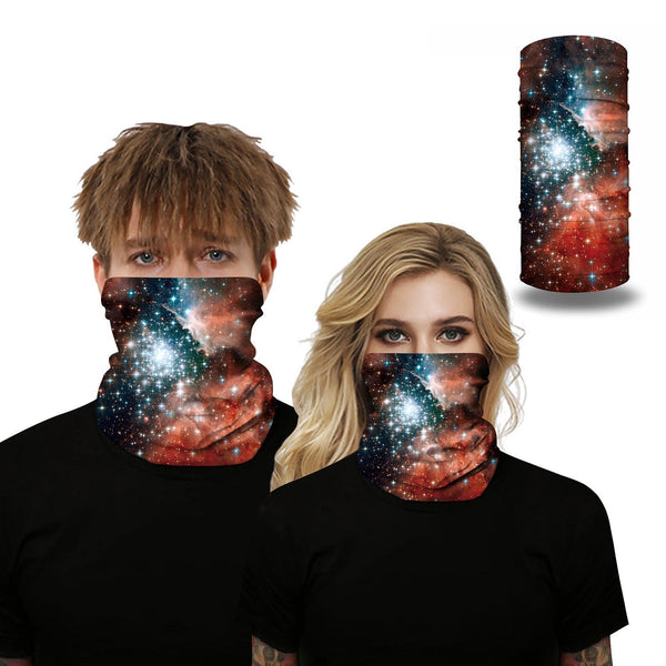 Unisex Colorful Fancy 3D Print Face Masks & Neck Warmer