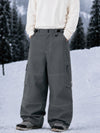 Men's Utility Wild Soul Crew Heavy Stitch Cargo Baggy Fit Snowboard Pants