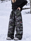 Women's Utility Techline Durable Stretch Cargo Baggy Freestyle Fit Snowboard Pants