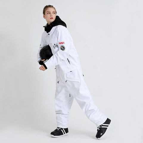 Nasa Snowsuit Mountain Slope Star Ski Suit Winter Snowboard Suit