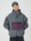 Men's AlpineCruise Baggy Bomber Snowboard Jacket with Cargo Pocket