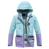 Men's Sportive Unisex Fun Spot Snow Jacket