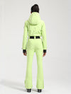 Women's Gsou Snow Classic Belted Flare One Piece Ski Suit