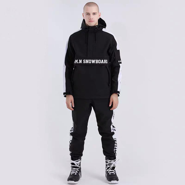 Mens SMN Winter Fashion Snowsuit Snow Jacket & Pants Set