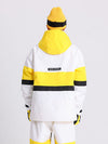 Men's Cosone Winter Forward Zipper Colorblock Windbreaker Snow Jacket