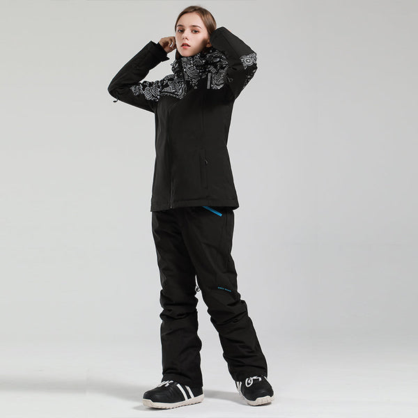 Women's Gsou Snow Back To Mountain Downhill Winter Snow Suit