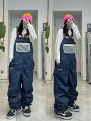 Women's John Snow Mountain Terry Winter Ski Pants Snowboard Bibs