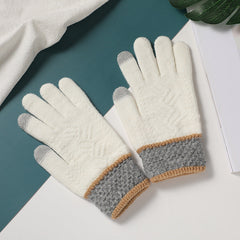 Snowshred Winter Windproof Knit Pattern Gloves