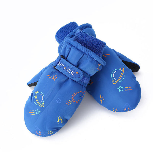 Kid's Snowshred Star Sky Waterproof Snow Mittens