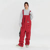 Women's Nandn Pockets Fun Snowboard Bibs Snow Pants