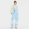 Women's Nandn Pockets Fun Snowboard Bibs Snow Pants