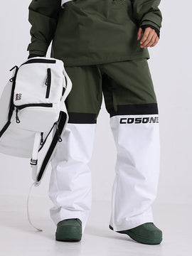 Men's Cosone Powdreamer Half Zipper Colorblock Anorak Snow Pants