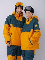 Men's Snowshred Alpine Ranger Colorblock Anorak Snow Jacket