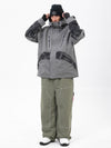 Men's Chillform Reflective Camo Snow Suit – Glow Trail Jacket with Freerider Baggy Snow Pants Set