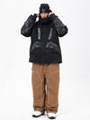 Men's Chillform Reflective Camo Snow Suit – Glow Trail Jacket with Freerider Baggy Snow Pants Set