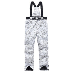 Men's Insulated Energetic Performer Winter Outdoor Snow Pants Ski Bibs