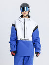 Men's Cosone Powdreamer Half Zipper Colorblock Anorak Snow Jacket