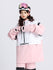 Women's Cosone Powdreamer Half Zipper Colorblock Anorak Snow Jacket