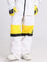 Men's Cosone Winter Forward Zipper Colorblock Windbreaker Snow Pants