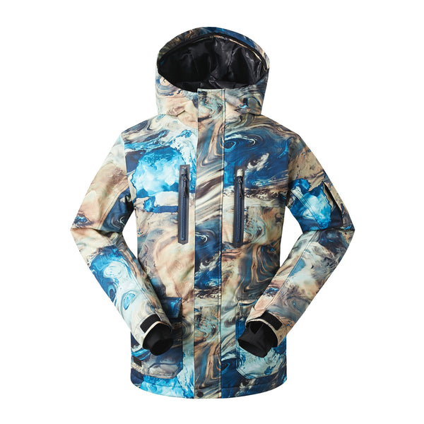 Men's Gsou Snow Mountain Elite Tide 15K Insulated Snowboard Jacket - snowverb